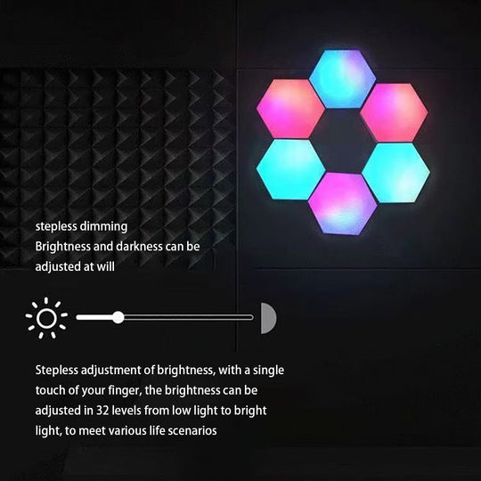 LED Hexagonal Indoor Wall Light