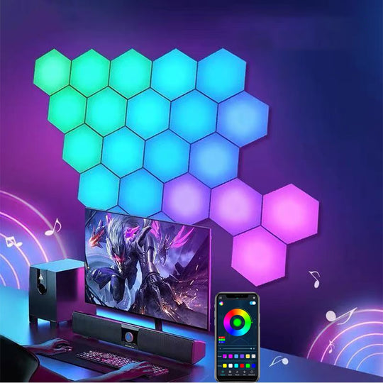 LED Hexagonal Indoor Wall Light